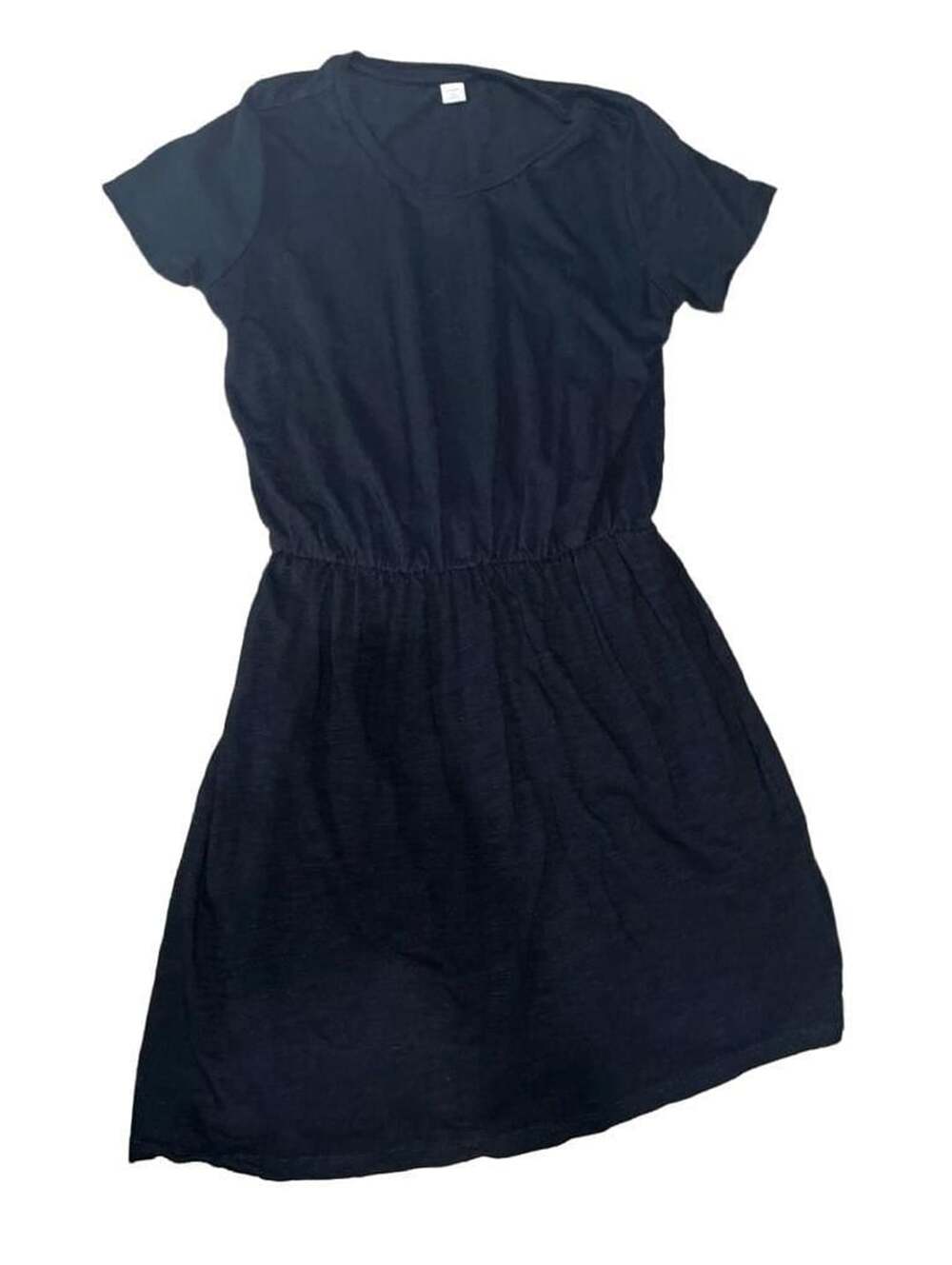 Old Navy Black Short Sleeve Elastic Waist Romper